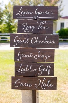 a wooden sign that says rustic floral - filled confective winery wedding on it