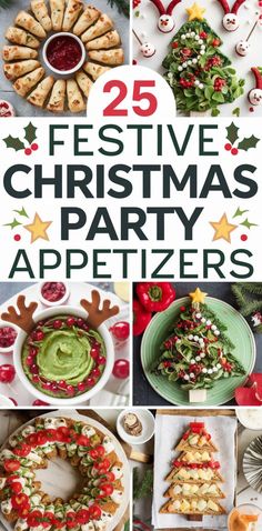 Best Christmas Appetizers and Festive Party Snacks (easy dips and finger foods!) 25 appetizer recipes for Christmas! These appetizer recipes for Christmas party ideas, best Christmas appetizers ever, dips and appetizers for parties over the Holidays, too! Christmas Eve Appetizers Parties Food, Christmas Potluck Dishes, Christmas Eve Appetizers, Holiday Party Snacks, Christmas Finger Foods, Best Christmas Appetizers, Christmas Potluck, Christmas Appetizers Easy, Party Snacks Easy