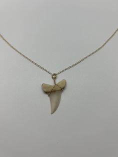 Mako shark tooth on an 18" 14k gold-filled chain Shark Tooth Necklace Diy, Mako Shark, Shark Tooth Necklace, Tooth Necklace, Shark Tooth, Shark Teeth, Hippie Jewelry, Oct 30, Sewing Project