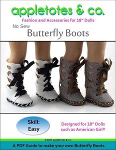 an ad for the butterfly boots website