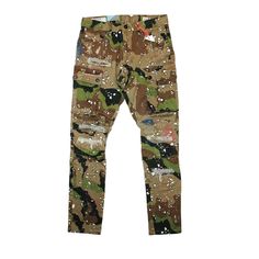 Buy Smoke Rise Rip Repair Fashion Twill Pants - Fleck Camo - Swaggerlikeme.com / Grand General Store Camouflage Straight Leg Cotton Bottoms, Camouflage Straight Leg Cotton Cargo Pants, Camouflage Cotton Straight Leg Cargo Pants, Camouflage Cotton Jeans With Pockets, Camouflage Cotton Bottoms With Hip Pockets, Camouflage Cotton Long Pants, Camouflage Cotton Tapered Leg Pants, Cotton Camouflage Tapered Leg Pants, Urban Camouflage Cotton Bottoms