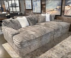 MONDO 120" DOUBLE CHAISE SOFA by Huck & Peck SOFA Huck and Peck Boho Living Room Decor Ideas, Double Chaise Sofa, Rowe Furniture, Boho Living Room Decor, Double Chaise, Boho Living, Comfortable Sofa, Boho Living Room, Dream House Decor