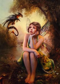 Foto Fantasy Wings, Fantasy Fairies, Heroic Fantasy, Color Interior