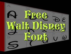 the free walt font is displayed in front of a black background