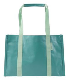 Maine Isle Tote | Tote Bags at L.L.Bean Large Green Canvas Beach Bag, Green Large Capacity Canvas Beach Bag, Large Capacity Green Canvas Beach Bag, Green Canvas Beach Bag For Travel, Green Canvas Tote Beach Bag, Waterproof Tote Bag For Shopping, Waterproof Shopping Tote Bag, Green Rectangular Canvas Beach Bag, Rectangular Green Canvas Beach Bag