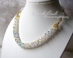 Sweet White AB Swarovski Crystal Necklace, very beautiful This necklace was well made by Genuine Swarovski Crystals. Length, please select; 14 inches = 35 cm., 350 mm. 16 inches = 40 cm., 400 mm. 18 inches = 45 cm., 450 mm. 20 inches = 50 cm., 500 mm. 22 inches = 55 cm., 550 mm. *cm. = centimeters **mm. = millimetres It's also comes with 2 inches (5 cm) extender chain. Other custom sizes is available up on requested, please contact us. I have many items for the Best Beautiful Bracelets. Please c Seed Beads Jewelry, Honey Jewelry, Swarovski Pendant, Swarovski Crystal Rings, Necklace Swarovski, Jewerly Making, Swarovski Crystal Bracelet, Swarovski Bracelet, Wedding Party Gifts