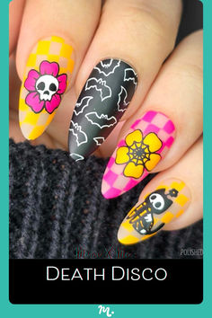 Boo-gie into the spooky season with September's Death Disco Mani x Me. This collection combines the vibrant spirits of 70's disco with the thrills and chills of Halloween. Get ready to dance the fright away with all-new spooky season party nails. Each box is themed to provide you with a fun and engaging experience that promises...Subscribe until 09/22/2024. Manicure Tutorials, 70's Disco, Diy Nails At Home, Nail Stamping Plates, Party Nails, Manicure Ideas, Nail Art Kit, Nail Art Accessories, Nails At Home