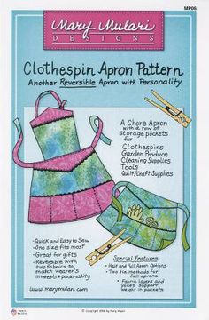 the pattern for this apron is very easy to make