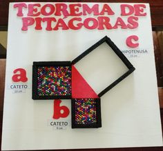 a sign that says teorema de pitagoras