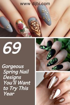 Fire Tattoo, Daisy Nails, Trendy Nail Design