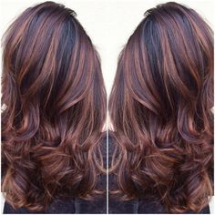 Baylage Hair, Red Highlights, Beautiful Hair Color, Brown Hair Balayage, Pinterest Hair, Burgundy Hair, Hair Balayage, Hair Color And Cut, Brown Hair With Highlights