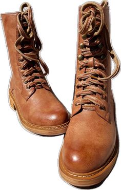 Shoes Laces, Ankle Combat Boots, Combat Boots Style, Black Combat Boots, Wooden Heel, White Boots, Moto Boots, Brown Boots, Mid Calf