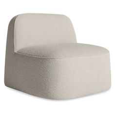 an upholstered chair is shown on a white background with no people around it