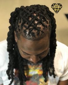 Simple Dreadlock Hairstyles For Men, Loc Hairstyle For Men, Men’s Loc Styles Updo, Loc Updo Bun Styles, Men’s Loc Styles Braids, Men Locs Hairstyles Black Man Wedding, Dread Hairstyles Long, Men’s Dreadlock Hairstyles, Mens Locs Hairstyles Updo