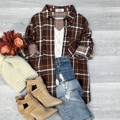 The perfect Super SOFT Oversized Fall plaid to pair with leggings or your favorite pair of jeans, designed with versatility, and comfort.  Details: Model is wearing S (Small Fits 2-8) They are oversized  Super stretchy  Oversized Button up NOT flannel Material Midweight Single Left Side Pocket Roll-Up Sleeve Comfy Everyday Long Sleeve Flannel Shirt, Old Navy Fall 2022 Capsule, Plaid Tops For Fall, Cheap Button-up Tops For Fall, Cheap Oversized Flannel Tops, Cheap Oversized Flannel Shirt, Women Buffalo Plaid Shirt, Southwestern Flannel Shirt, Fall Tshirts About Flannel