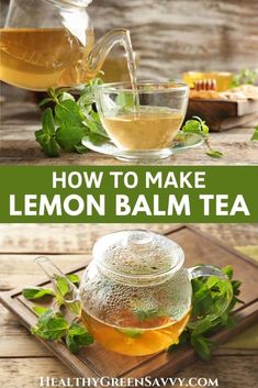 how to make lemon balm tea