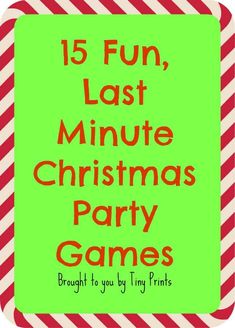 the 15 fun last minute christmas party games