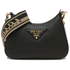 Prada Shoulder Bag Vitello Dyno Soft Mini Bag Black Color: Nero C 1 Brand Name: Prada Material (Fabric/Wool): Genuine Leather Designer Everyday Bag With Logo Strap, Luxury Bags With Logo Strap And Top Handle, Designer Bag With Logo Strap For Daily Use, Designer Bags With Logo Strap For Everyday, Designer Bags With Logo Strap, Designer Leather Bag With Logo Strap, Luxury Leather Bags With Logo Strap, Classic Formal Bag With Logo Strap, Luxury Shoulder Bag With Logo Strap For Shopping