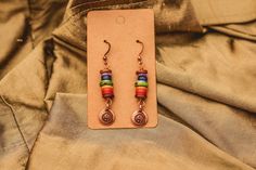 Handmade chakra earrings, supports balancing of the chakras, high and lower energies. These earrings are light weight and great for everyday use! Feminine Masculine Energy, Chakra Earrings, Feminine Masculine, Masculine Energy, The Chakras, Colorful Earrings, Yin Yang, Jewelry Earrings Dangle, Chakra