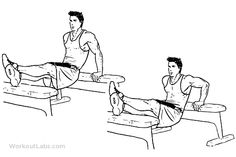 two men are doing exercises on benches