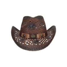 Back by popular demand. An open-weaved two-tone cowboy hat featuring a southern band trim! UVA/UVB SPF 50 Protection Brimmed Brown Straw Hat For Ranch, Southern Style Summer Hats For Western-themed Events, Brown Straw Hat Band For Ranch, Brown Straw Fedora For Ranch, Southern Style Fedora For Western-themed Events, Country Style Straw Fedora, Western Brown Straw Hat With Curved Brim, Brown Fedora Straw Hat For Western-themed Events, Brown Straw Fedora For Western-themed Events