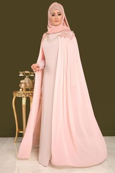 Muslimah Wedding, Hijab Evening Dress, Hijab Designs, Gaun Fashion, Muslim Women Fashion