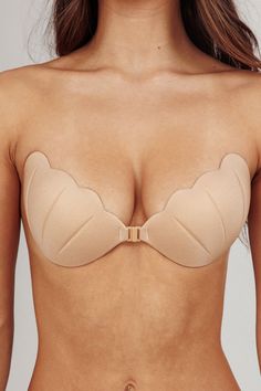 Miracle Scalloped Backless Adhesive Bra Nude by Selfie Leslie Sticky Bra Cup, Luxury Nude Bra With Removable Pads, Compressive No-show Bra With Removable Pads, Micro-elastic Nylon Bra With Removable Pads, Adhesive Bra Amazon.com, Sticky Bra, Cowboy Chic, Adhesive Bra, Effortless Outfit