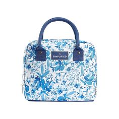 Buy Simplified By Fit & Fresh Insulated Lunch Tote - Blue at Walmart.com Cute Lunch Boxes, Lunch Kit, Insulated Lunch Tote, Snack Containers, Lunch Room, Easy Packing, Bag Model, Meal Kit, Lunch Tote