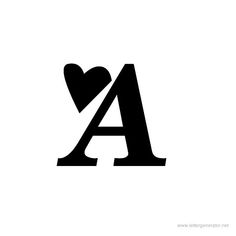 the letter person with a heart in it's center, and an i on top