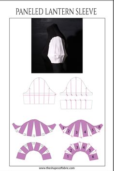 an image of paper lantern sleeves with the instructions for it to make them look like they are