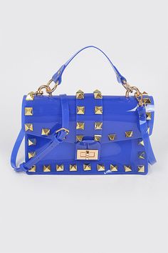 All Handbags are Final Sale Blue Rectangular Flap Bag, Trendy Tote Bag With Gold-tone Hardware, Blue Satchel Flap Bag For Shopping, Blue Crossbody Flap Bag With Top Carry Handle, Blue Flap Shoulder Bag With Top Carry Handle, Trendy Tote Flap Bag With Gold-tone Hardware, Blue Top Handle Flap Bag With Removable Pouch, Blue Top Handle Flap Bag With Adjustable Strap, Blue Rectangular Flap Bag With Detachable Strap