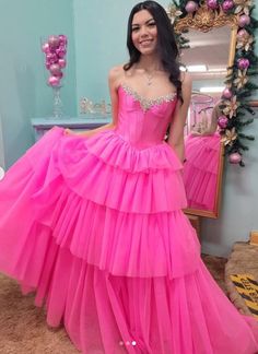 Organza Ball Gown Evening Dress With Ruffles, Organza Ball Gown Maxi Dress For Prom Season, Organza Ball Gown Maxi Dress For Prom, Organza Ball Gown For Prom, Luxury Strapless Prom Dress With Tulle Skirt, Evening Gown With Ruffled Tulle Skirt, Party Gown With Tulle Ruffled Skirt, Tiered Tulle Gown For Debutante Ball, Ruffled Dresses For Debutante Ball And Prom Season