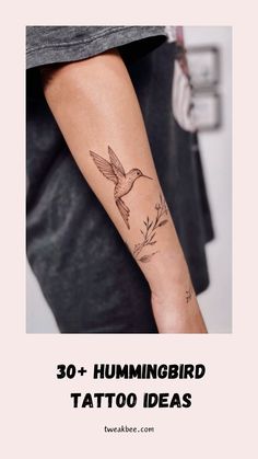 Hummingbird Tattoo Small Dainty Hummingbird Tattoos, Delicate Hummingbird Tattoos For Women, Hawaiian Hummingbird Tattoo, Hummingbird Simple Tattoo, Dove And Hummingbird Tattoo, Hummingbird Wrist Tattoos For Women, Hummingbird Tattoo Hand, Hummingbird Tattoo Placement Ideas, Humming Bird Tattoo For Men