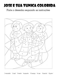 an adult coloring book with two children in the background and text that reads, jose e su