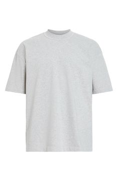 Dropped shoulders and an oversized fit yield total comfort in this minimalist T-shirt cut from soft, durable cotton. 28" length (size Medium) Crewneck Short sleeves Dropped shoulders 100% cotton Machine wash, tumble dry Made in Portugal Allsaints Casual Crew Neck T-shirt, Solid Soft-washed Organic Cotton T-shirt, Gray Soft-washed Relaxed Fit T-shirt, Gray Boxy Cotton T-shirt, Allsaints Relaxed Cotton T-shirt, T Shirt Cut, Cut Tshirt, Cut Shirts, Cotton T Shirt