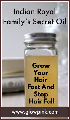 Indian Royal Family’s Secret Oil : Grow Your Hair Fast And Stop Hair Fall #hairloss #hairfall #hairgrowth #hairoil #oils #hairgrowth #homeremedies Indian Royal Family, Grow Your Hair Fast, Diy Hair Oil, Grow Your Hair Faster, Your Hair, How To Grow Your Hair Faster, Hair Remedies For Growth, Fast Hairstyles, Hair Control