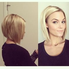 YEP Krissa Fowles, Kort Bob, 2017 Trends, Bob Haircut For Fine Hair, Bob Hairstyles For Fine Hair, Hair Styles 2017, Short Bob Haircuts, Penteado Cabelo Curto, Hair Color And Cut