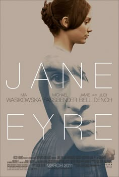 a movie poster with a woman's face in profile