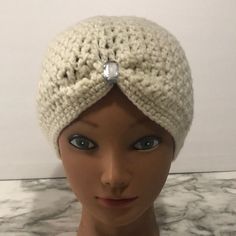 Stretchable Handmade Turban Color: Off White #69. Fendi Bucket, Gucci Bucket Hat, Women Turban, Slouch Beanie Hats, Purple Flats, White Lace Tank Top, White Baseball Cap, Monogram Hats, Sun Visor Hat