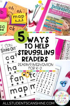 five ways to help struggling readers with reading information