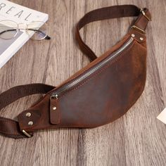 Leather Sling Bag Men, Mens Leather Sling Bag, Leather Sling Bags, Mens Waist Bag, Waist Bag Leather, Fanny Bag, Leather Sling Bag, Bag Belt, Leather Fanny Pack