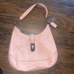 Brand New Never Used With Tags. Perfect For A Subtle Pop Of Color To An Outfit. Pink Formal Bag With Metal Hardware, Elegant Pink Bags With Metal Hardware, Coach Satchel Shoulder Bag With Metal Hardware, Coach Shoulder Bag With Metal Hardware For Daily Use, Coach Hobo Bag With Silver-tone Hardware, Coach Hobo Bag With Silver-tone Hardware And Double Handle, Coach Hobo Bag With Removable Pouch, Coach Pink Bags With Silver-tone Hardware, Coach Shoulder Tote Bag With Metal Hardware