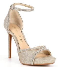 Shop for Gianni Bini Constanz Glitter Rhinestone Platform Dress Sandals at Dillard's. Visit Dillard's to find clothing, accessories, shoes, cosmetics & more. The Style of Your Life. Glitter Fitted Sandals For Prom, Fitted Glitter Sandals For Prom, Glamorous Sparkling Sandals For Prom, Glitter Prom Sandals, Embellished Fitted Sandals For Prom, Glamorous Rhinestone Sandals For Prom, Glamorous Bedazzled Formal Sandals, Glamorous Fitted Sandals With Rhinestones, Elegant Rhinestone Sandals For Holiday