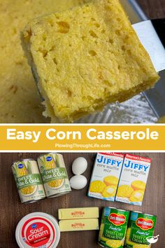 corn casserole recipe that is easy to make and tastes just as good as it looks