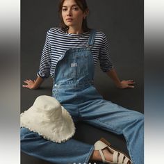 100% Cotton Levi’s Vintage Denim Overalls. The Perfect Overalls Year Round Mac Red Lipstick, Denim Overalls Outfit, Summer Denim Outfits, Rich Girl Fashion, Overalls Blue, Russian Red, Vintage Overalls, Overalls Outfit, Jean Vintage