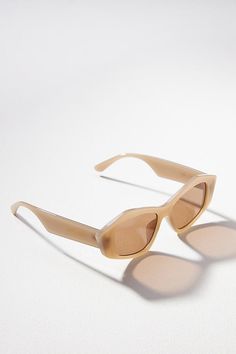 * Plastic* 100% UV protection* Spot clean* Imported Uv Protection, Anthropologie, Sunglasses, Luxury Fashion