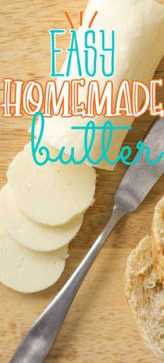 an image of homemade butter on a cutting board