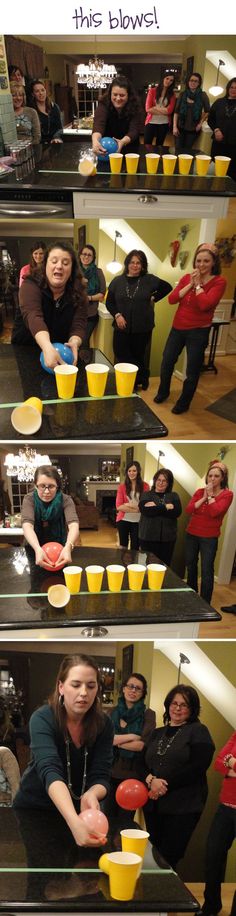 three pictures of people in different stages of making cupcakes