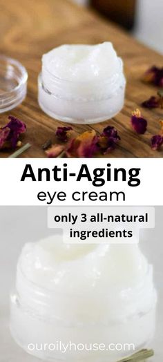 Homemade Skin Cream Recipes, Homemade Eye Cream For Wrinkles, Diy Firming Eye Cream, How To Make Eye Cream For Dark Circles, Natural Eye Cream For Wrinkles, Homemade Skin Tightening Cream, Natural Eye Cream For Puffy Eyes, Natural Eye Wrinkle Remedies, Natural Anti Wrinkle Skin Care