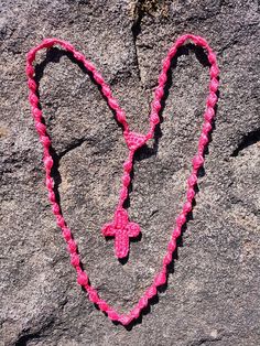 These hand made rosaries for meditation on the seven sorrows of Our Lady are crocheted from 100% cotton thread. Rosaries are 19" long with a cross measuring 1½" x 1¼". These can be made in virtually any color. Contact me if you are interested in colors that aren't listed here or in larger orders of rosaries. Machine washable and dryable, no need to worry if forgotten in a pocket in the laundry! Handmade Cross Rosary For Blessings, Handmade Cross Rosary Bracelet For Blessing, Crochet Rosary, Seven Sorrows Rosary, Handmade Adjustable Spiritual Rosary, Handmade Adjustable Rosary For Meditation, Adjustable Handmade Rosary For Meditation, Handmade Adjustable Bohemian Rosary, Crochet Rosary Pouch